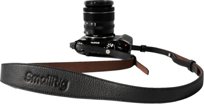 SmallRig  5208 Universal Leather Camera Shoulder Strap Black