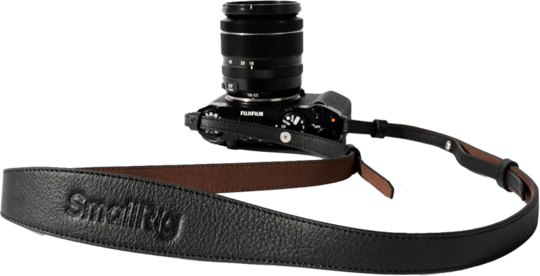 SmallRig  5208 Universal Leather Camera Shoulder Strap Black